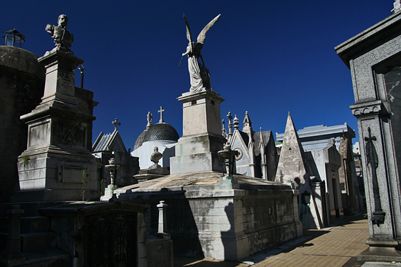Buenos Aires, hbitov ve tvrti Recoleta