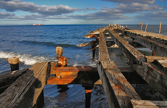 Molo na konci Punta Arenas