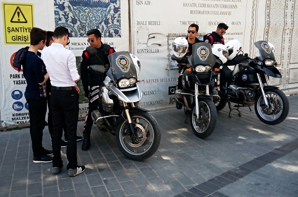 Istanbul moto police