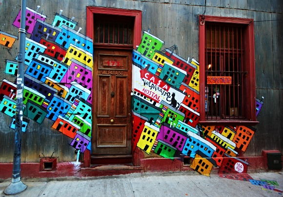 Hippie hostel, Valparaso