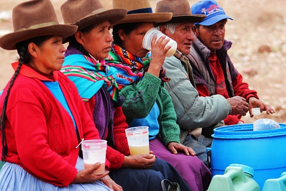 Chinchero, nedln siesta na trhu