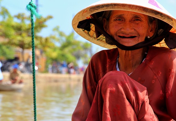 Pevoznice v Hoi An