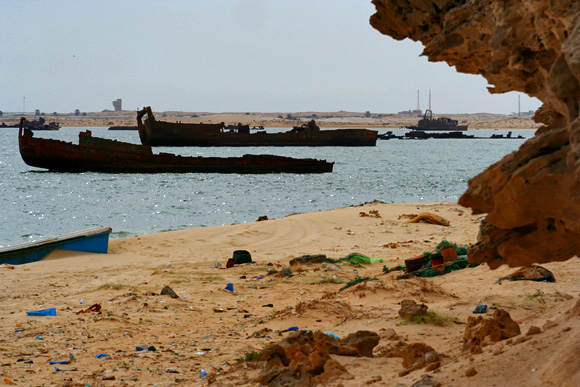 Ple nouadhibsk s pknou evropskou flotilou