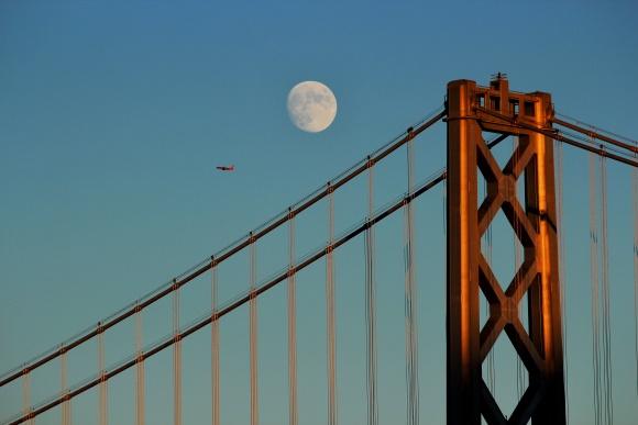 Msc, letadlo a Bay Bridge