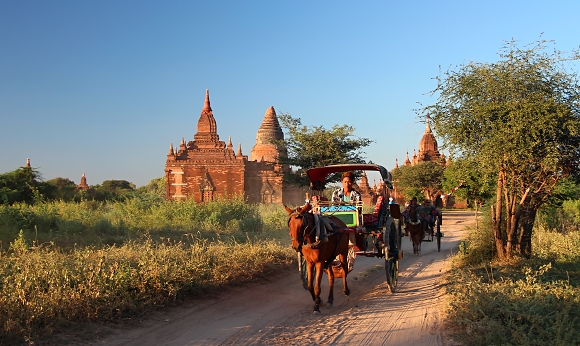 Kosk povozy, Bagan.