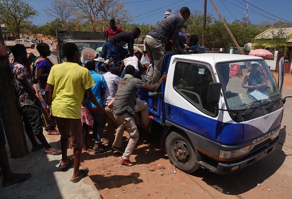 Public transport, Metangula, Mosambique